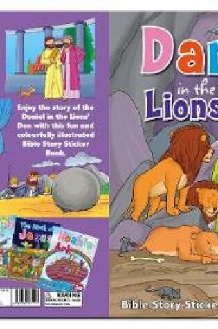 Cover of Bible Story Sticker Book for Children: Daniel in the Lions' Den