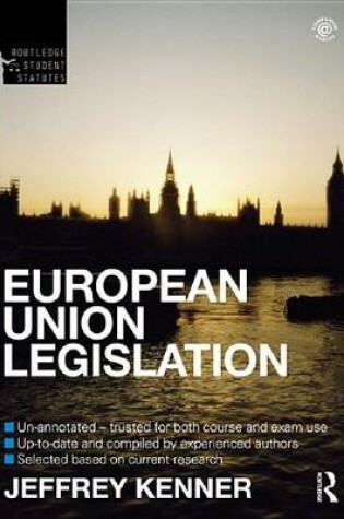 Cover of European Union Legislation