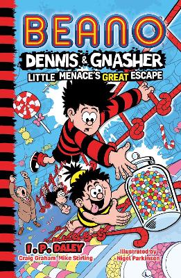 Book cover for Beano Dennis & Gnasher: Little Menace’s Great Escape