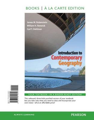 Cover of Introduction to Contemporary Geography, Books a la Carte Plus Mastering Geography with Etext -- Access Card Package