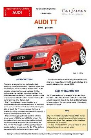 Cover of Audi Tt Buyers' Guide