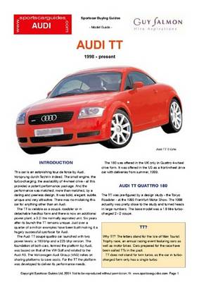 Book cover for Audi Tt Buyers' Guide