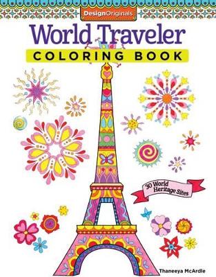 Book cover for World Traveler Coloring Book