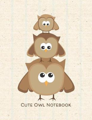 Book cover for Cute Owl Notebook