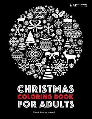 Book cover for Christmas Coloring Book For Adults