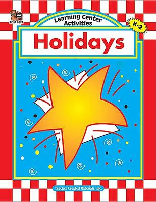 Book cover for Learning Center Activities: Holidays