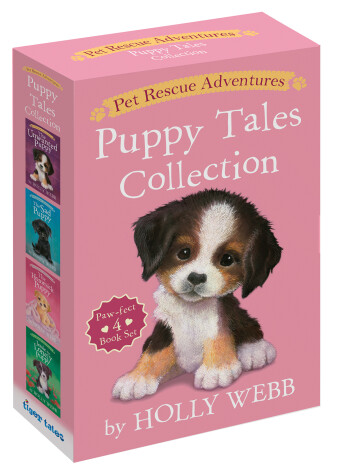 Book cover for Pet Rescue Adventures Puppy Tales Collection: Paw-fect 4 Book Set