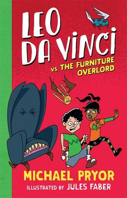 Book cover for Leo Da Vinci vs The Furniture Overlord