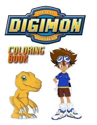 Book cover for Digimon Coloring Book