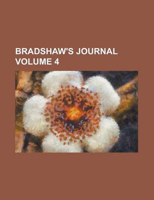 Book cover for Bradshaw's Journal