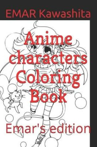 Cover of Anime characters Coloring Book