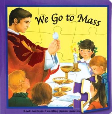 Book cover for We Go to Mass (Puzzle Book)