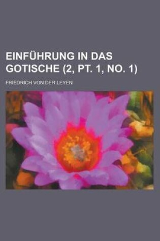 Cover of Einfuhrung in Das Gotische