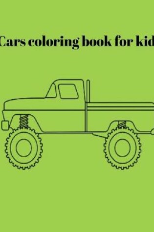 Cover of Cars coloring book for kids