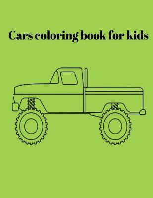 Book cover for Cars coloring book for kids