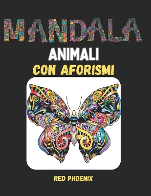 Book cover for Mandala di animali con aforismi
