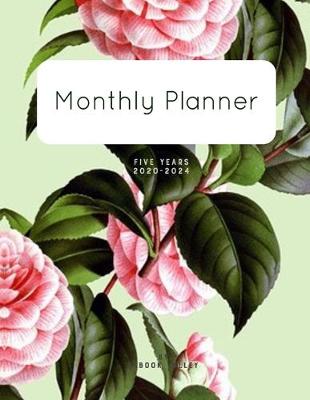 Book cover for Monthly Planner Five Years 2020-2024