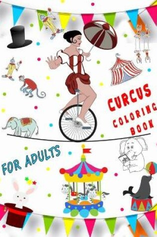 Cover of circus coloring books for adults