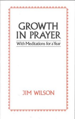 Book cover for Growth in Prayer
