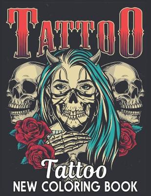 Book cover for Tattoo New Coloring Book