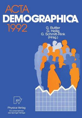 Book cover for Acta Demographica 1992