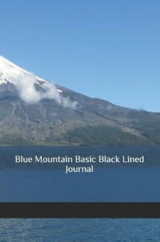 Cover of Blue Mountain Basic Black Lined Journal