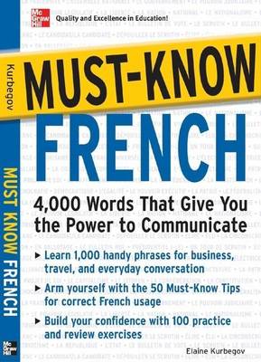 Book cover for Must-Know French