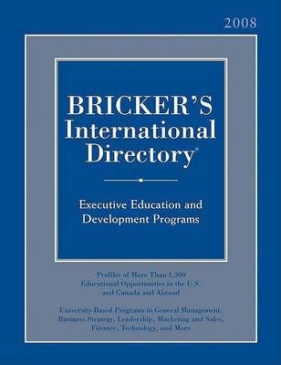 Cover of Bricker's International Directory 2008