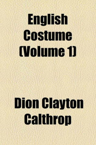Cover of English Costume (Volume 1)