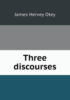 Book cover for Three Discourses