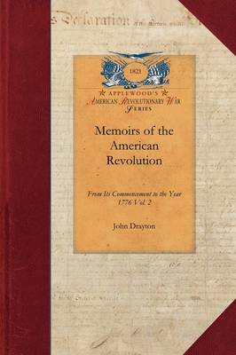 Cover of Memoirs of the American Revolution V1