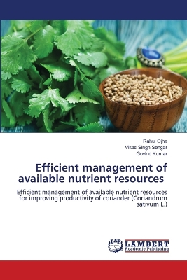 Book cover for Efficient management of available nutrient resources