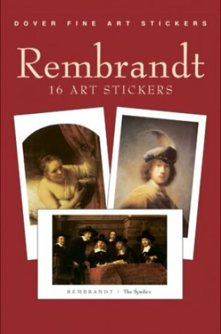 Cover of Rembrandt: 16 Art Stickers