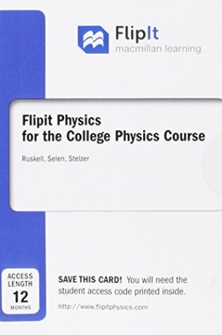 Cover of Flipit for College Physics (Algebra Version - Twelve Months Access)