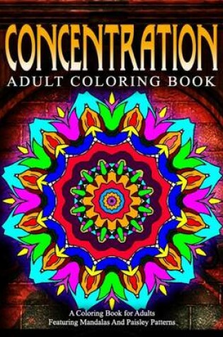 Cover of CONCENTRATION ADULT COLORING BOOKS - Vol.18