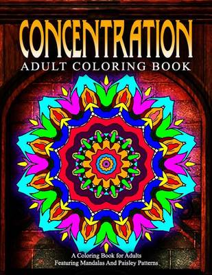 Cover of CONCENTRATION ADULT COLORING BOOKS - Vol.18