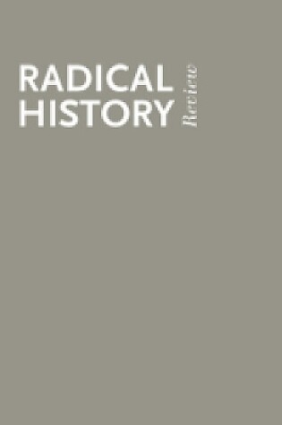 Cover of Thirty Years of Radical History