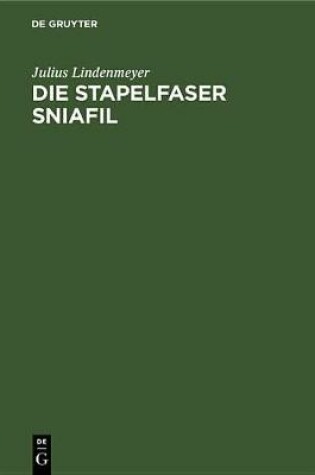 Cover of Die Stapelfaser Sniafil