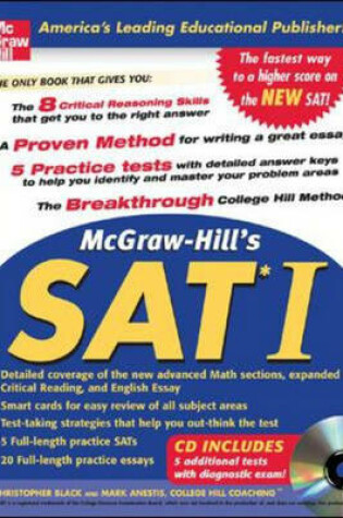 Cover of Mcgraw-Hill's Sat 1