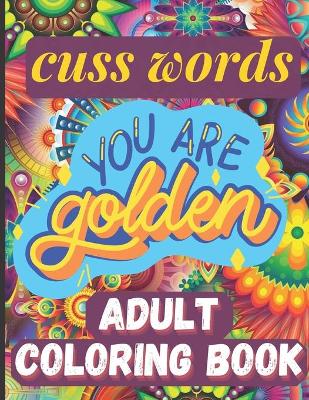Book cover for cuss words adult coloring book