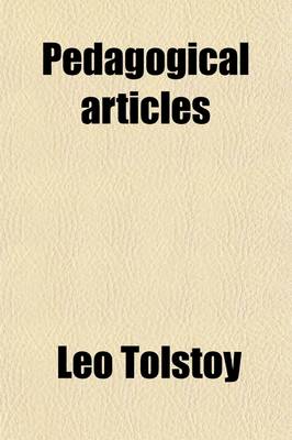 Book cover for Pedagogical Articles; Linen-Measurer