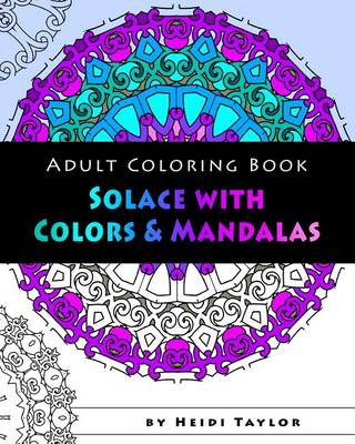 Book cover for Solace with Colors & Mandalas