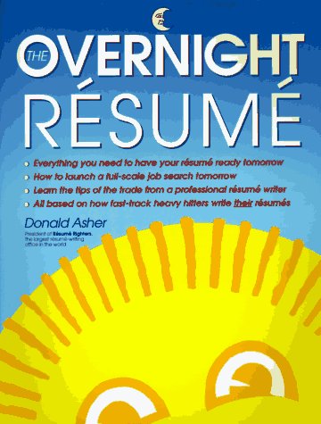 Book cover for The Overnight Resume