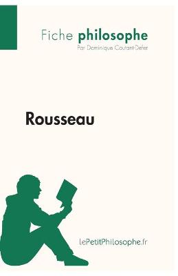 Book cover for Rousseau (Fiche philosophe)