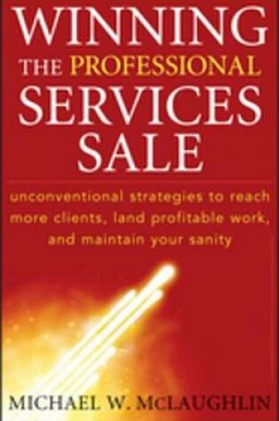 Cover of Winning the Professional Services Sale