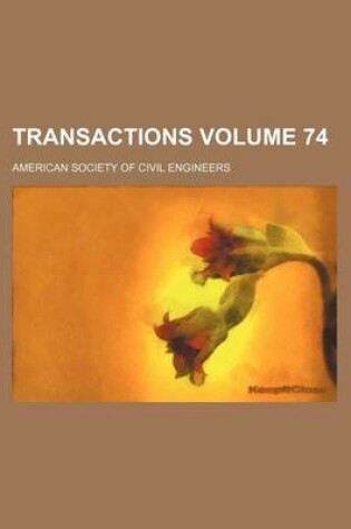 Cover of Transactions Volume 74