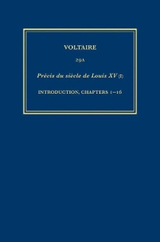 Cover of Complete Works of Voltaire 29A