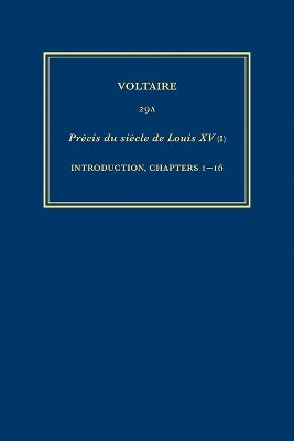 Cover of Complete Works of Voltaire 29A