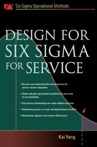 Cover of Design for Six Sigma for Service