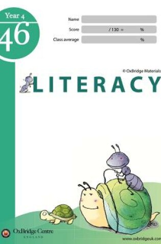 Cover of OxBridge Year 4 Literacy Week 46